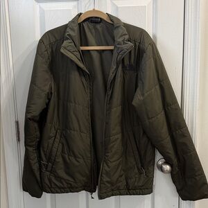 The North Face Men's Dark Olive Puffer Jacket